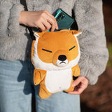 Cute Plush Tibetan Fox Shoulder Bag, Crossbody Packet
