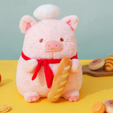 Cute Chef Pig Stuffed Animal Plush Toy