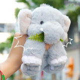 Asian Elephant Stuffed Plush Slap Bracelet