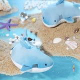 Little White Shark Plush Bag Charm, Stuffed Animal Keychain