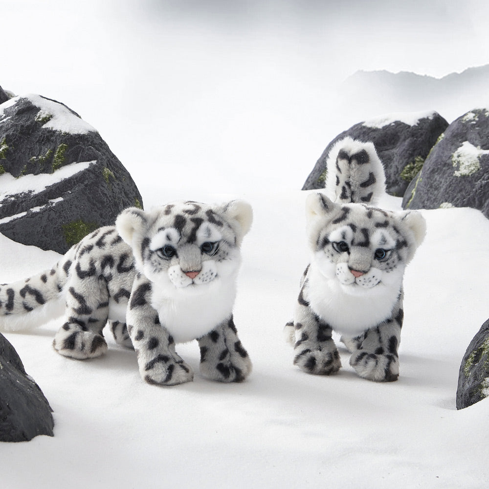Realistic Snow Leopard Stuffed Plush Toy