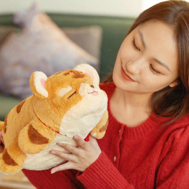 Cute Cartoon Tiger Stuffed Animal Plush Toy