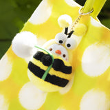 Cute Bee Plush Stuffed Bag Charm