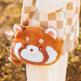 Cute Red Panda Crossbody Bag, Animal Shoulder Bag