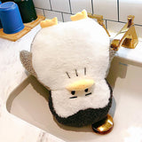 Afro-hair Penguin Stuffed Plush, Funny Animal Plush Toy