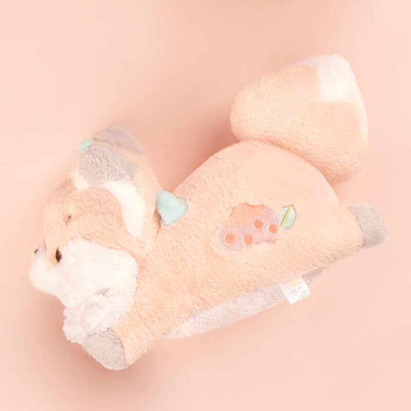 Cartoon Stuffed Pink Fox Plushie, Cute Animal Plush Toy