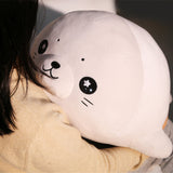 Soft Seal Hugging Pillow, with Stars in The Eyes