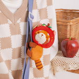 Red Panda Stuffed Plush Bag Charm, Clip on Red Panda