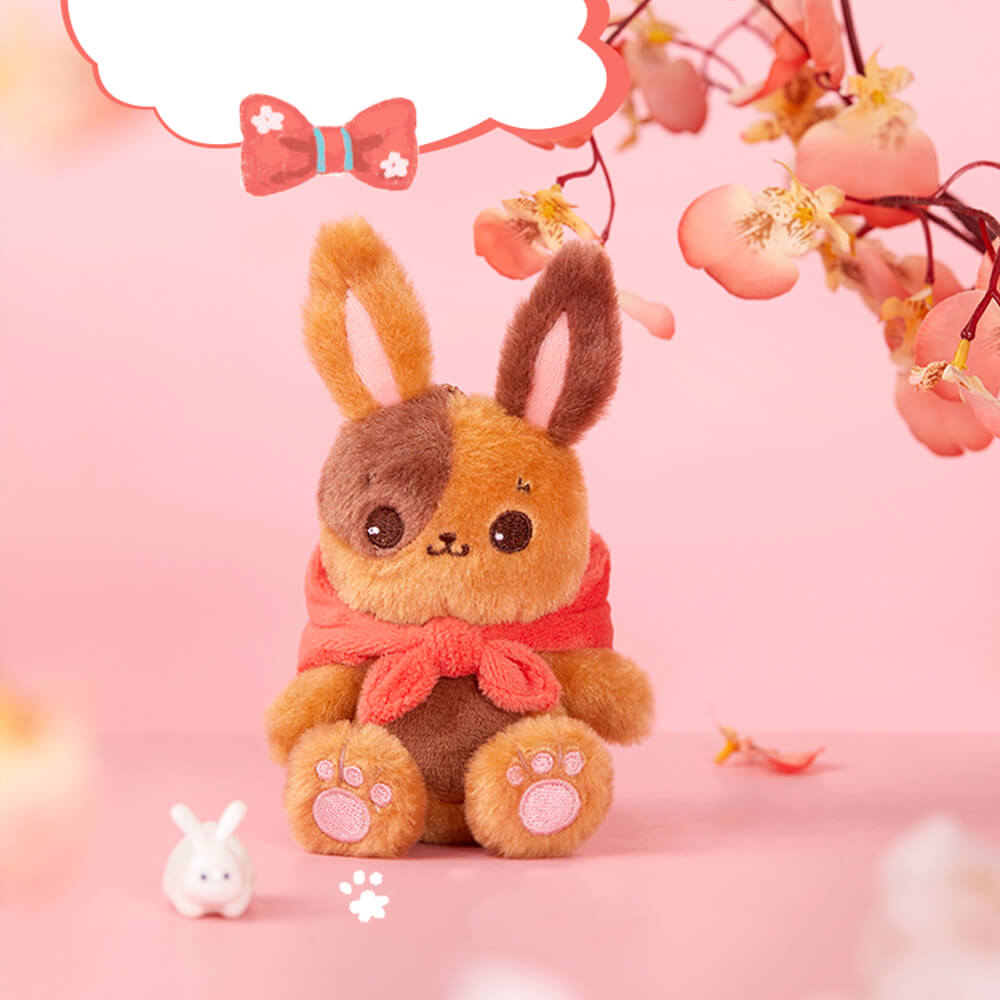 Cute Rabbit Plush Bag Charm, Stuffed Bunny Keychain – KEAIart
