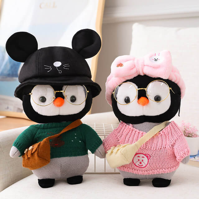 Cute Dress Up Penguin Stuffed Plush Toy 