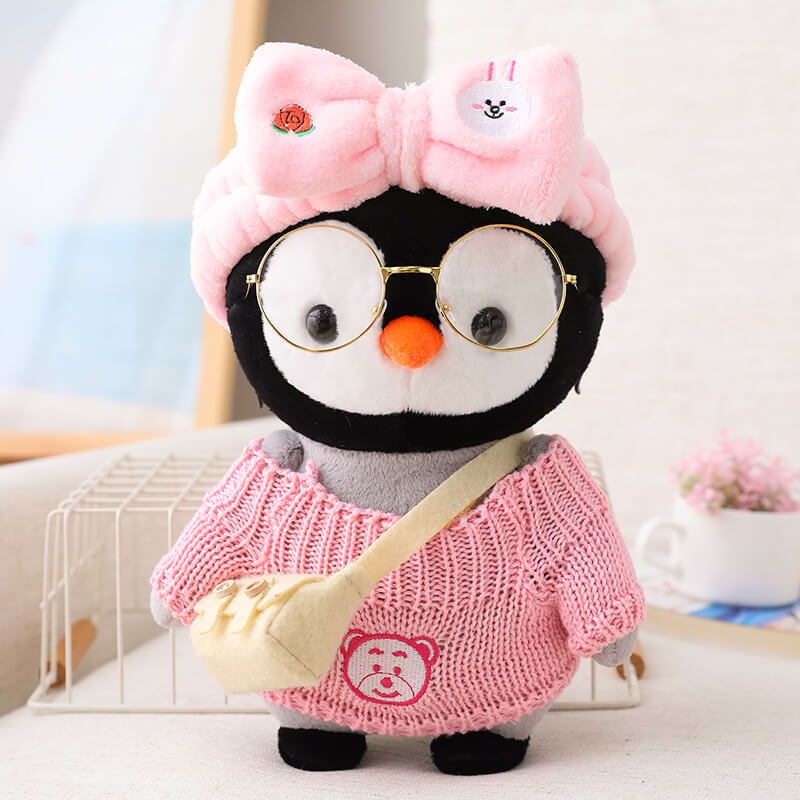Cute Dress Up Penguin Stuffed Plush Toy 