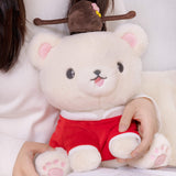 Adorable Fly Bear Stuffed Animal Plush Toy with Magnetic Hat
