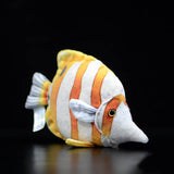 Realistic Copperband Butterflyfish Stuffed Animal Plush Toy