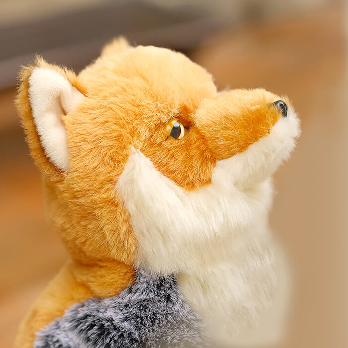 Fluffy Tibetan Fox Stuffed Animal Plush Toy, Fox Plushies