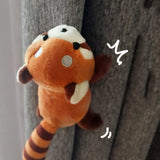 Red Panda Stuffed Plush Brooch, Animal Pin
