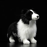 Realistic Border Collie Dog Stuffed Animal Plush Toy