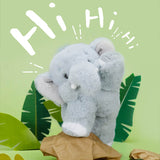 Asian Elephant Stuffed Plush Slap Bracelet