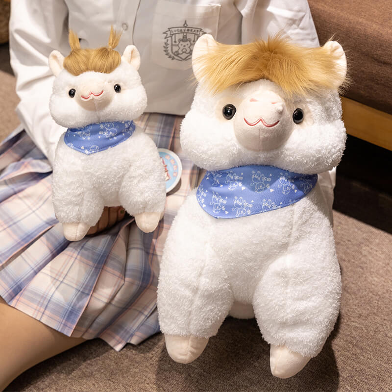 Handsome Alpaca Stuffed Animal Plush Toy