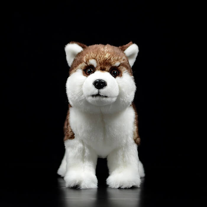 Realistic Husky Dog Stuffed Animal Plush Toy