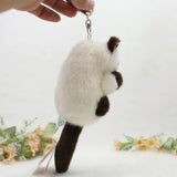 Cat Plush Bag Charm, Stuffed Animal Keychain