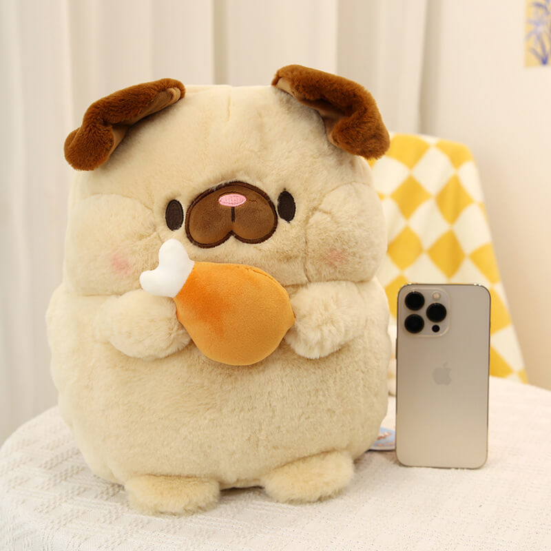 Cartoon Greedy Dog Stuffed Animal Plush Toy, Cute Plushies