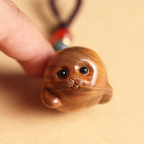 Handmade Sandalwood Seal Keychain