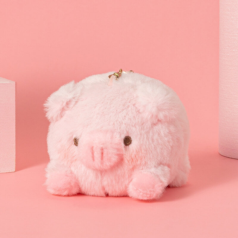 Cute Plush Pig Stuffed Animal Bag Charm