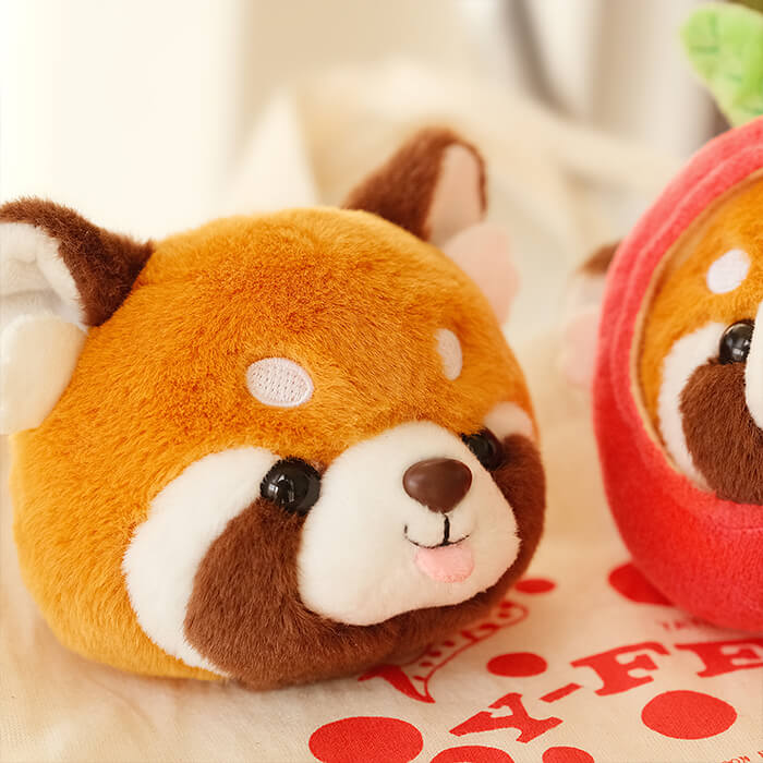 Cute Red Panda Stuffed Plush Bag Charm
