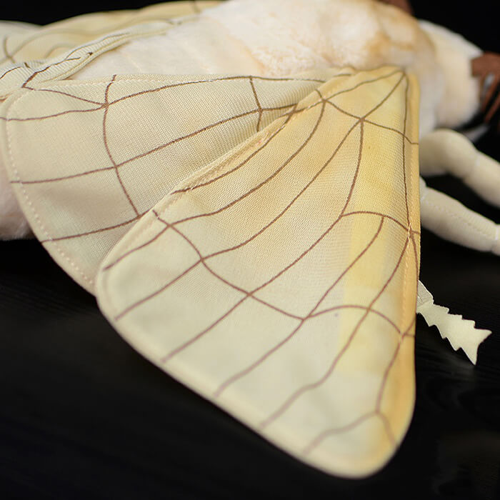 Realistic Domestic Silk Moth Stuffed Animal Plush Toy – KEAIART