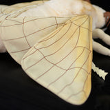 Realistic Domestic Silk Moth Stuffed Animal Plush Toy