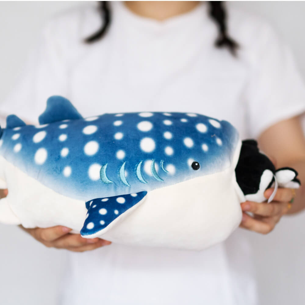 Whale Shark Stuffed Plush Toys Soft Hugging Elasticity Pillow KEAIART whale-shark-stuffed-plush-toys-soft-hugging-elasticity-pillow-keaiart