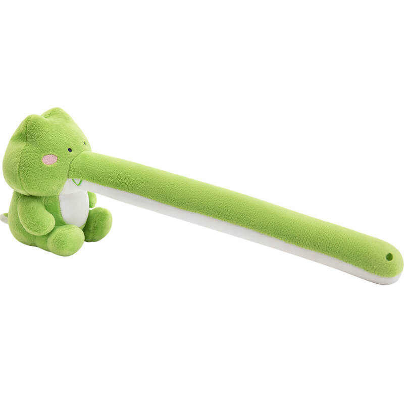 Long Nose Crocodile Stuffed Plush Toy, Body Massage Hammer