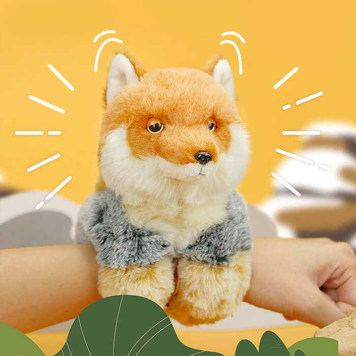 Cute Tibetan Fox Stuffed Plush Slap Bracelet