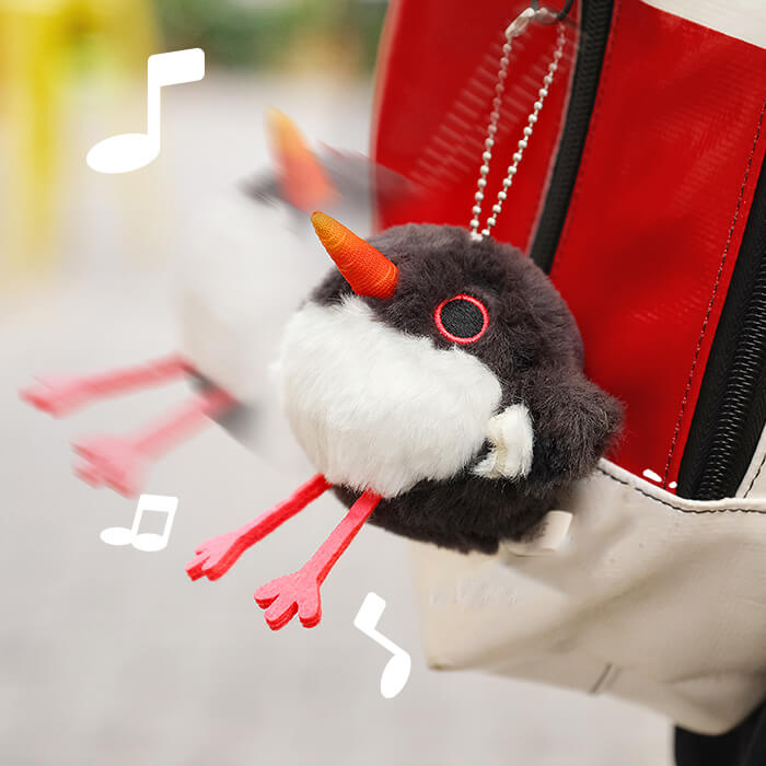 Cute Rare Bird Stuffed Plush Bag Charm