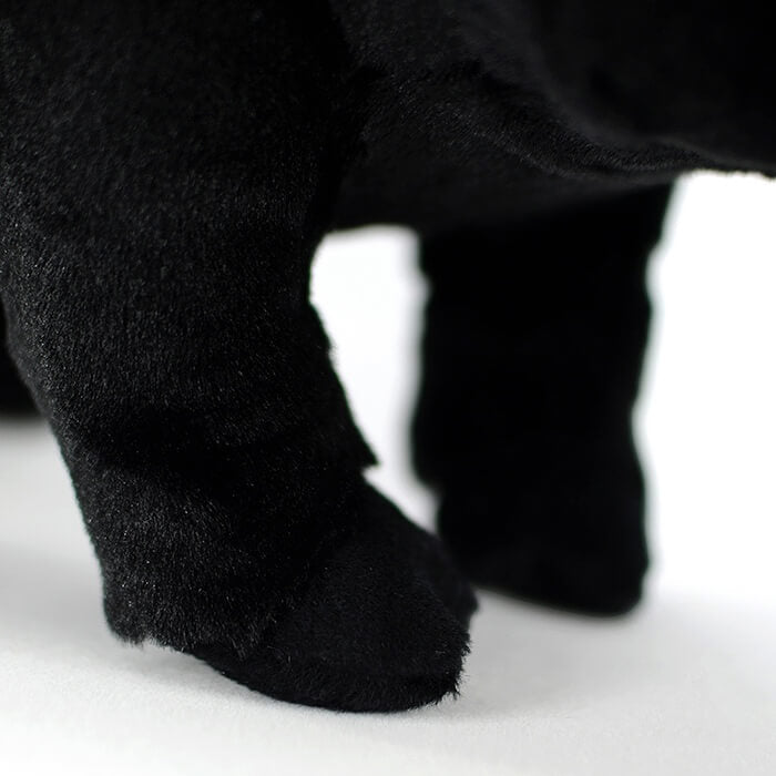 Realistic Black Pig Stuffed Animal Plush Toy