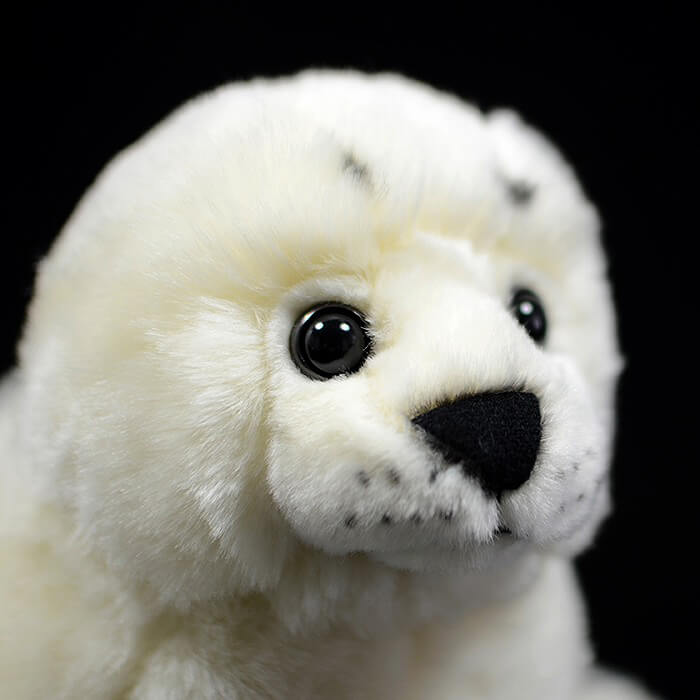 Realistic Harp Seal Stuffed Animal Plush Toy