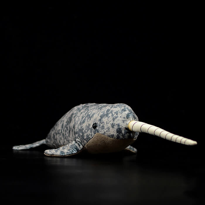 Realistic Narwhal Stuffed Animal Plush Toy