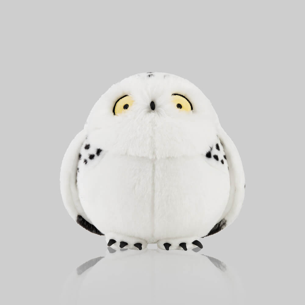 Chubby Plush Snowy Owl Stuffed Animal Realistic Plush Toys