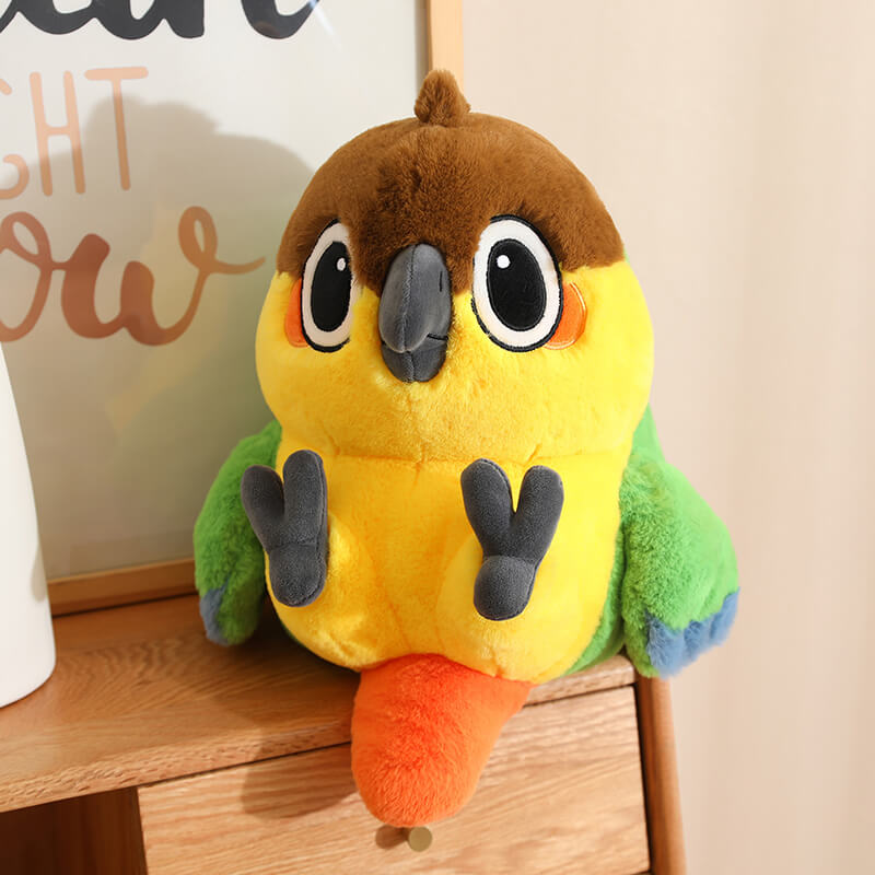 Cartoon Parrot Stuffed Animal Plush Toy, Bird Plushies