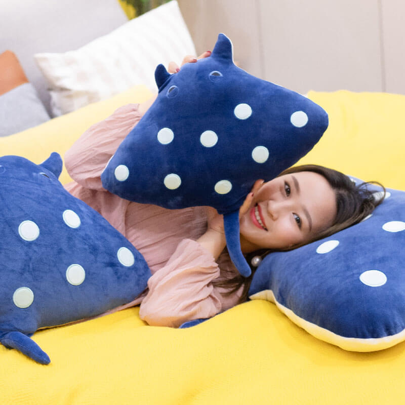 Manta Ray Plush Stuffed Hugging Pillow