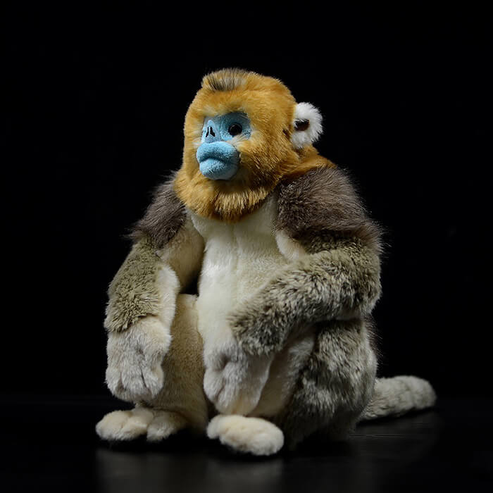 Realistic Golden Monkey Stuffed Animal Plush Toy – KEAIART