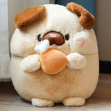 Cartoon Greedy Dog Stuffed Animal Plush Toy, Cute Plushies