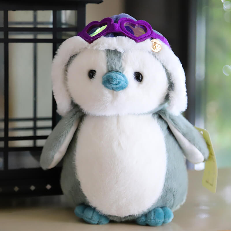 Cute Winter Scarf Plush Penguin Doll