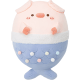Chubby Pig Mermaid Stuffed Animal Plush