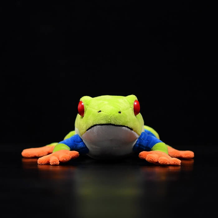 Realistic Red-eyed Tree Frog Stuffed Animal Plush Toy