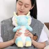 Sitting Chinese Blue Dragon Stuffed Animal Plush Toy