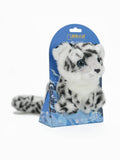 Snow Leopard Stuffed Plush Slap Bracelet