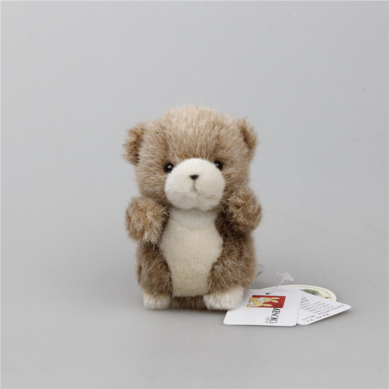 Polar Bear Cub Plush Bag Charm Stuffed Animal Keychain Doll, 3.9inch Polar Bear Keychain