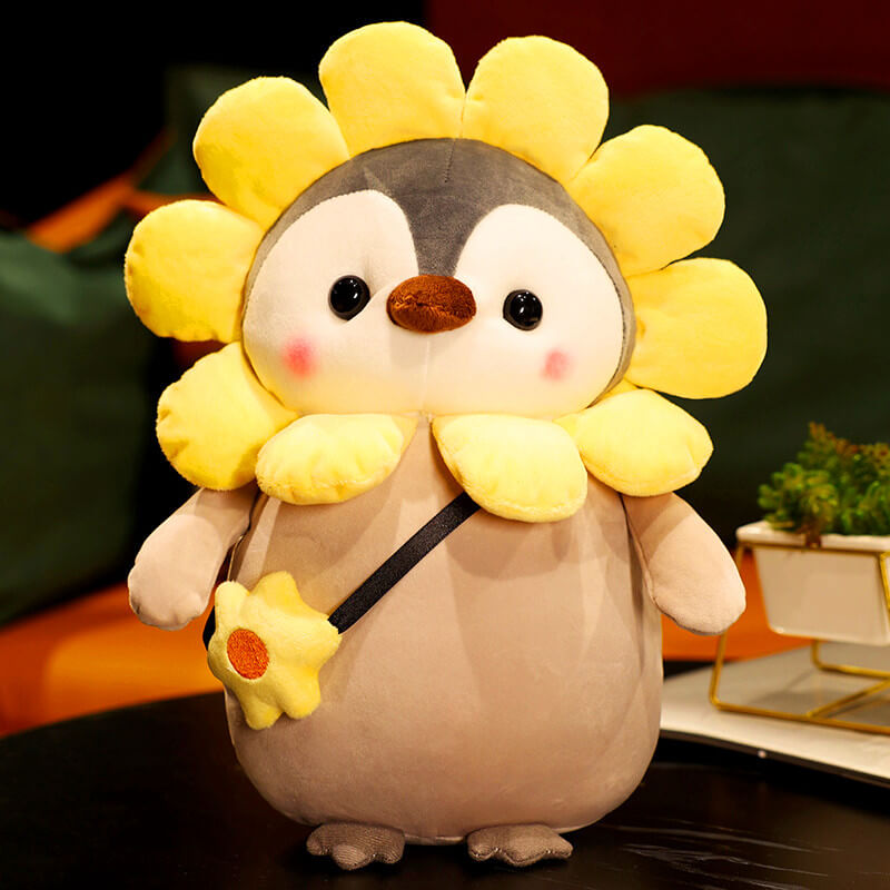 Cute Penguin Stuffed Animal in Cute Costume