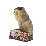 Realistic Animal PVC Figurine - Groundhog Manidae Hedgehog